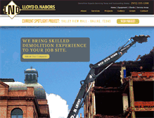 Tablet Screenshot of lloydnabors.com